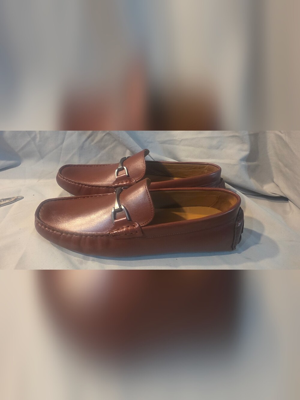 Allen Edmonds Lando Bit Loafer Chili Brown Men SZ  11D Preowned